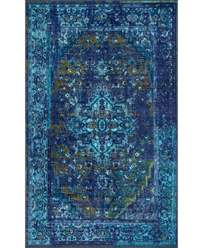 Nuloom Giza Vintage-inspired Persian Reiko 6' X 9' Area Rug In Blue