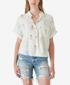 LUCKY BRAND WOMEN'S PRINTED WORKWEAR SHIRT