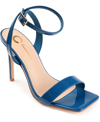 Journee Collection Dorian Ankle Strap Stiletto Sandal In Blue