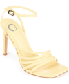 Journee Collection Women's Louella Strappy Stilettos In Yellow