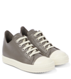 RICK OWENS STROBE LEATHER SNEAKERS