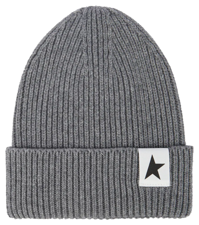 Golden Goose Kids' Knitted Logo-patch Beanie In Multi-colored