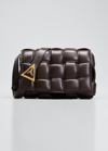 Bottega Veneta Padded Cassette Crossbody Bag In Dark Brown