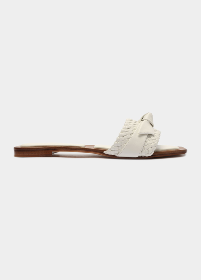 Alexandre Birman Women's Clarita Woven Slide Sandals In White