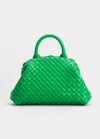 Bottega Veneta Mini Intrecciato Napa Top-handle Bag In 3722 Parakeet-gol