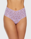 Hanky Panky Retro Signature Lace Thong In Dragonfruit