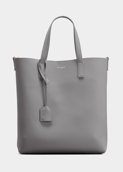 Saint Laurent Ysl Toy Shopping Tote Bag In Storm