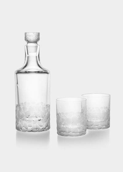 Moser Pebbles Crystal Decanter, 1 Qt. In Clear