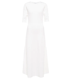 Gabriela Hearst Seymore Wool, Cashmere, And Silk-blend Jersey Midi Dress In Ivory