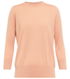 Loro Piana Featherweight Cashmere Turtleneck Sweater In Strawberry Frosting