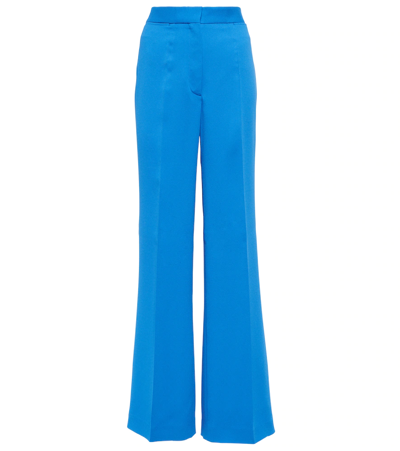 Stella Mccartney High-waisted Tailored Trousers In Blue