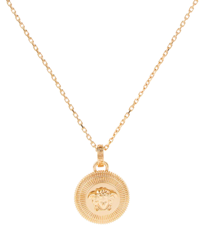 Versace Medusa Pendant Necklace In Gold