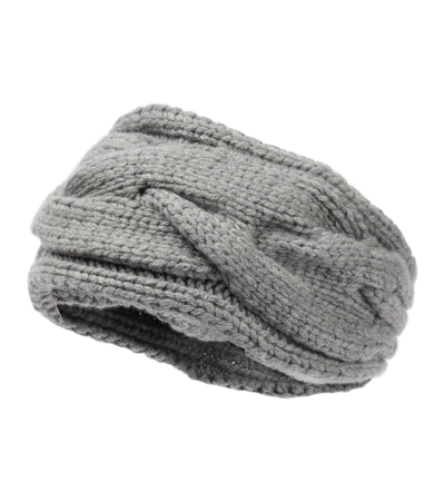 Loro Piana Courchevel Cashmere Headband In Cayenne Melange