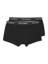 DOLCE & GABBANA BIPACK BOXER IN STRETCH COTTON,M9C07JFUGIWN0000