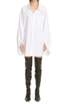 ALEXANDER WANG OVERSIZED COTTON SHIRTDRESS