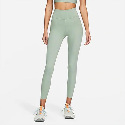 Nike Women's One Luxe Cropped Tights In Jade Smoke/clear