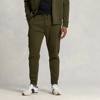 Polo Ralph Lauren Double-knit Cargo Jogger Pant In Company Olive