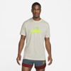 Nike Dri-fit Trail Running T-shirt In Brown