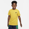 Nike Sportswear Big Kids' T-shirt In Yellow Ochre