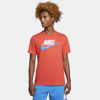 Nike Sportswear Men's T-shirt In Light Crimson,white,light Photo Blue