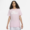 Nike Sportswear Jdi Men's T-shirt In Pink Foam,white