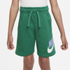 Nike Sportswear Club Fleece Big Kids' Shorts In Green
