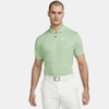 Nike Dri-fit Vapor Men's Golf Polo In Enamel Green,white
