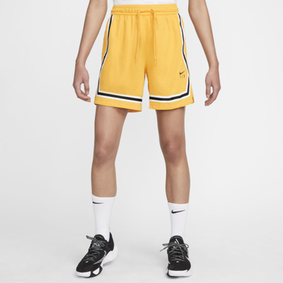 Nike Women's Fly Crossover Basketball Shorts In Yellow