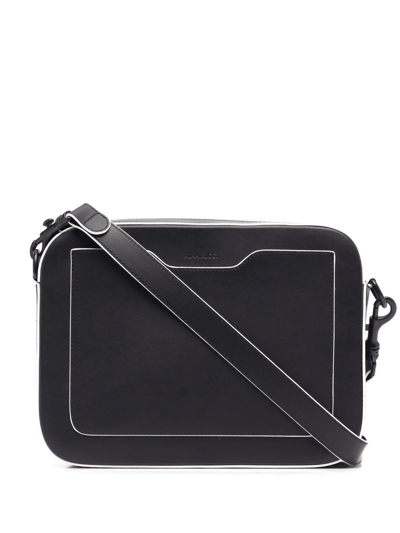 Nina Ricci Large Leather Camera Bag In Black