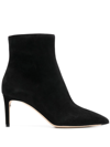 FERRAGAMO POINTED TOE ANKLE BOOTS