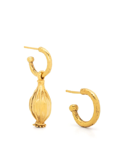 Goossens Talisman Bud Earrings In Gold
