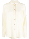 TOMMY HILFIGER EMBROIDERED-LOGO LONG-SLEEVE SHIRT