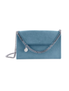 Stella Mccartney Mini Falabella Crossbody Bag In Blue