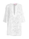 LILLY PULITZER WOMEN'S ZELMA SWIRL JACQUARD COVERUP