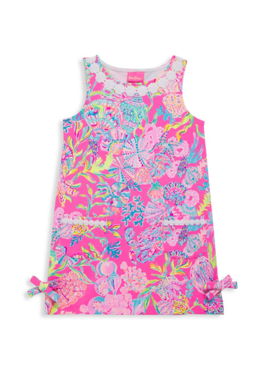 Lilly Pulitzer Kids' Little Girl's & Girl's Lilly Knit Shift Dress In Pink Isle