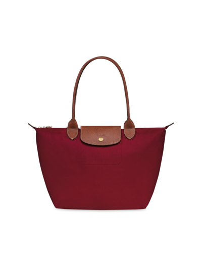 Longchamp Women's Small Le Pliage Shoulder Tote In Red