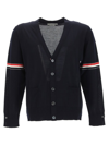 THOM BROWNE THOM BROWNE RWB STRIPE KNITTED CARDIGAN