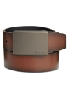 PERRY ELLIS PORTFOLIO MEN'S PLAQUE REVERSIBLE BELT