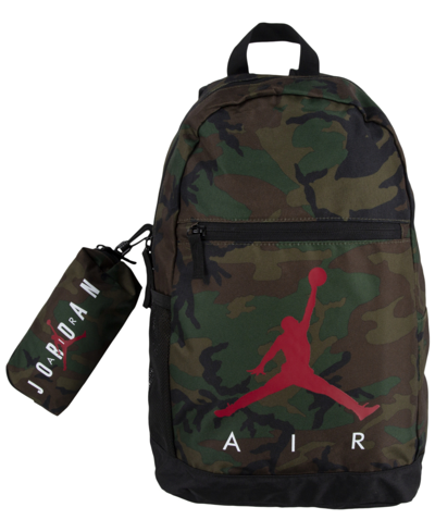 Jordan Big Boys Air School Backpack And Pencil Case, 2-piece Set In Camo