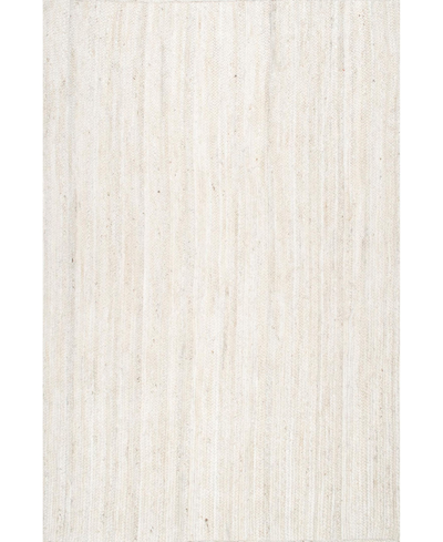 Nuloom Natura Hand Woven Rigo 8' X 10' Area Rug In Tan/beige