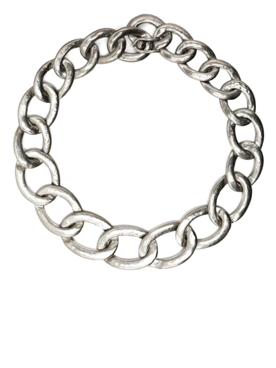 Goossens Lhassa Chain Necklace In Silver
