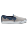 Penguin Original  Men's Barrow Colorblock Slip-on Sneakers In Grey