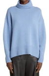 Arch4 World's End Heavyweight Cashmere Turtleneck Sweater In Ocean Blue