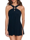 Magicsuit Square Cut Beverly Wire-free Swim Dress In Black