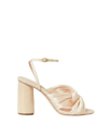 Loeffler Randall Women's Reed Pleated Twist High-heel Sandals In Almond