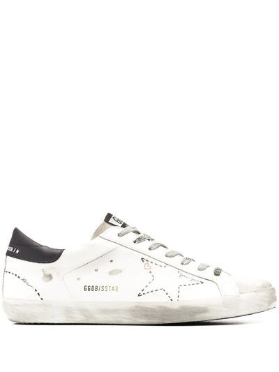 Golden Goose Superstar Dot Lace-up Sneakers In White