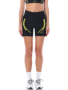 Adidas By Stella Mccartney Truepace High-waisted Stretch-recycled Polyester-blend Running Shorts In Black