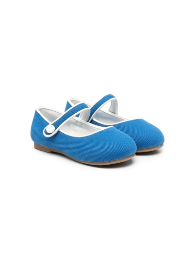 Age Of Innocence Kids' Round-toe Ballerina Shoes In Blue