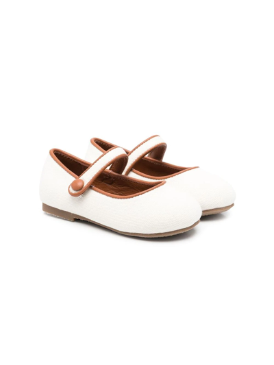 Age Of Innocence Kids' Round-toe Ballerina Shoes In Neutrals