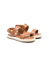 AGE OF INNOCENCE LEATHER OPEN-TOE SANDALS